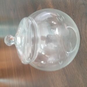 Princess House sugar/candy dish with lid EUC